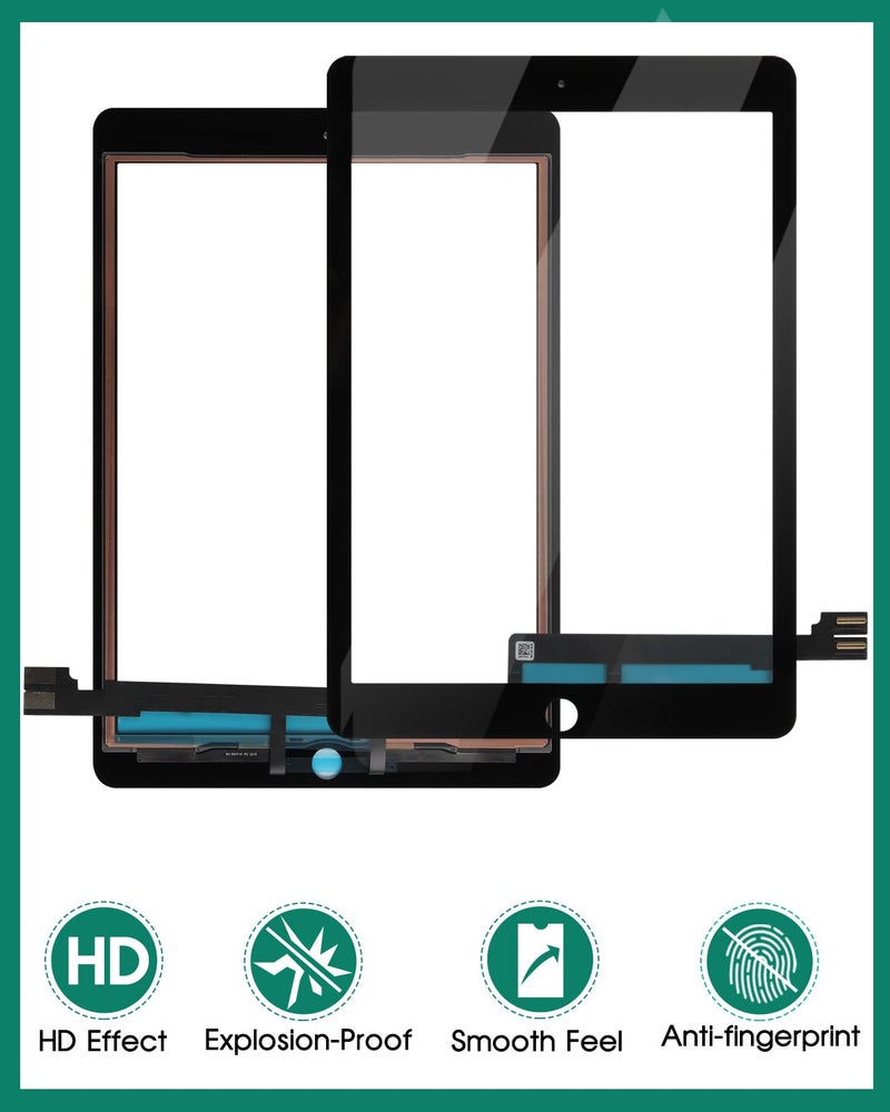SRJTEK for iPad Pro 9.7 Touch Screen Replacement,Touchscreen (Not LCD!) Touch Digitizer,Glass Repair Parts Kit for iPad Pro 9.7 2016 A1673 A1674 A1675 Blackâ€¦ - Image 4